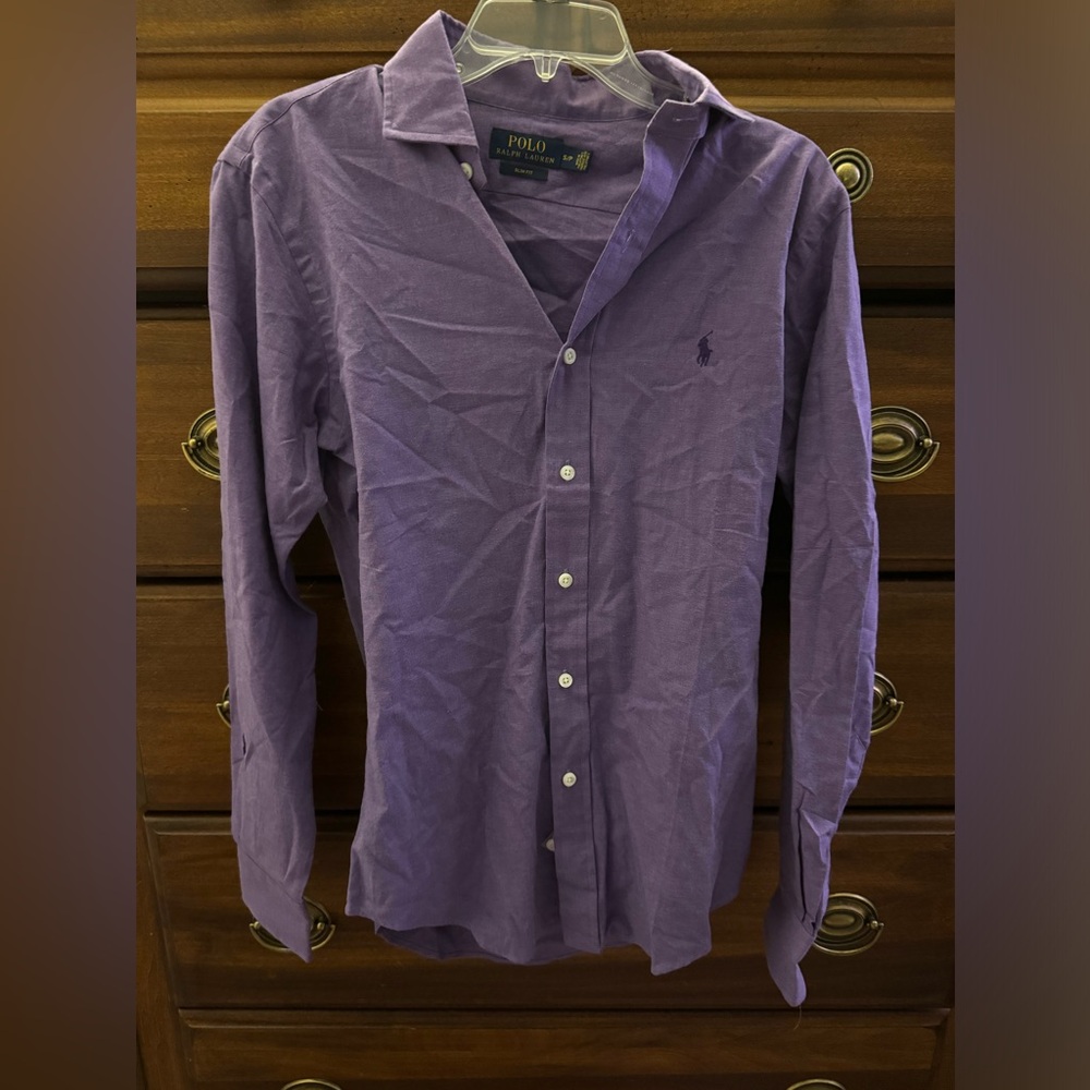 Purple Ralph Lauren dress shirt